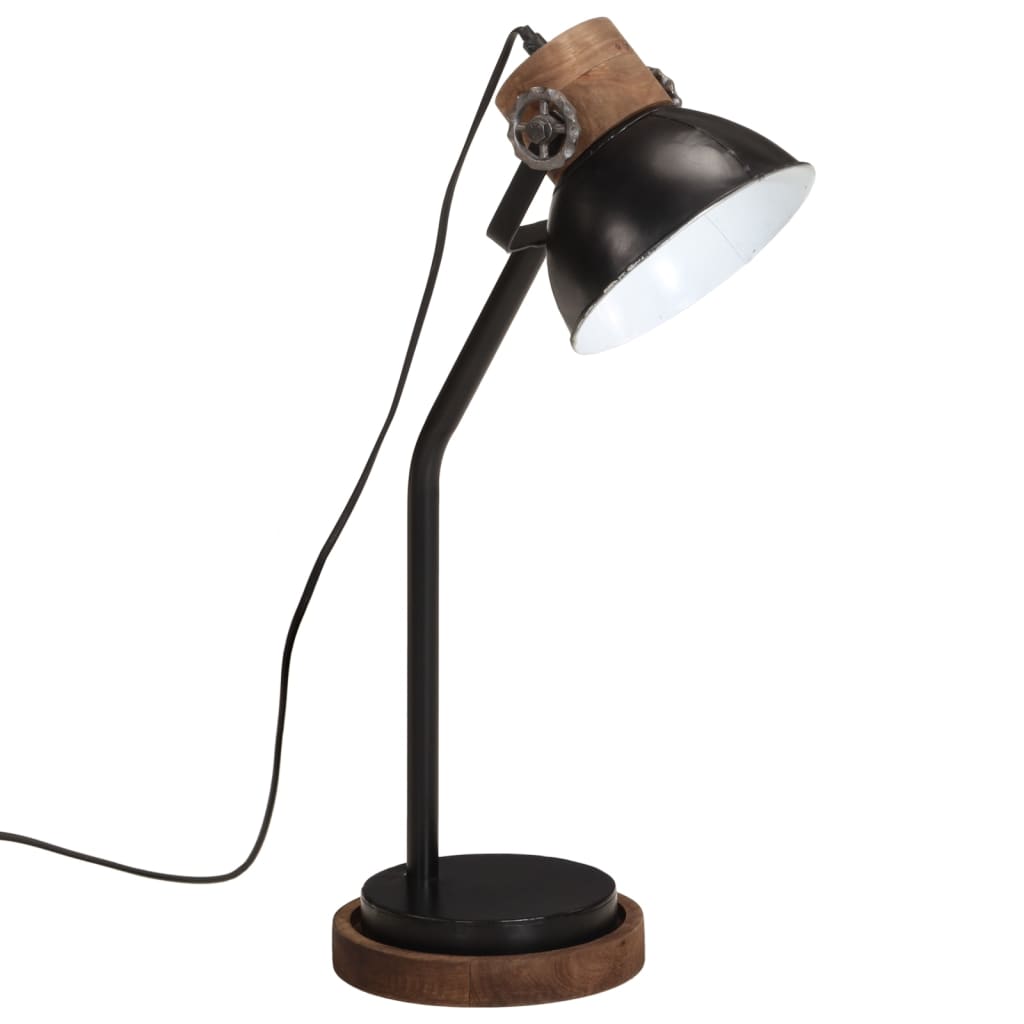 vidaXL Lampă de birou 25 W, negru, 18x18x60 cm, E27 vidaXL Lampă de birou 25 W, negru, 18x18x60 cm, E27