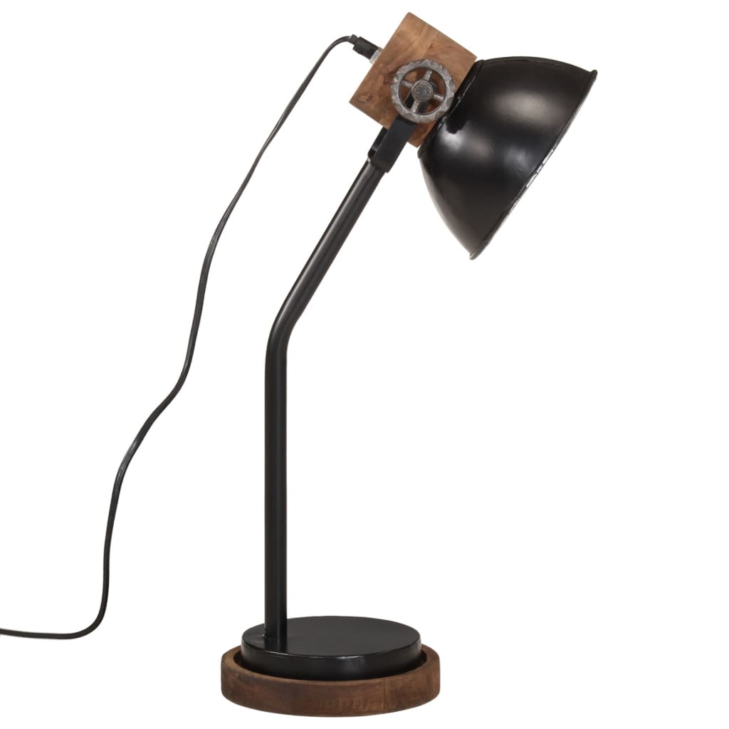 vidaXL Lampă de birou 25 W, negru, 18x18x60 cm, E27 vidaXL Lampă de birou 25 W, negru, 18x18x60 cm, E27