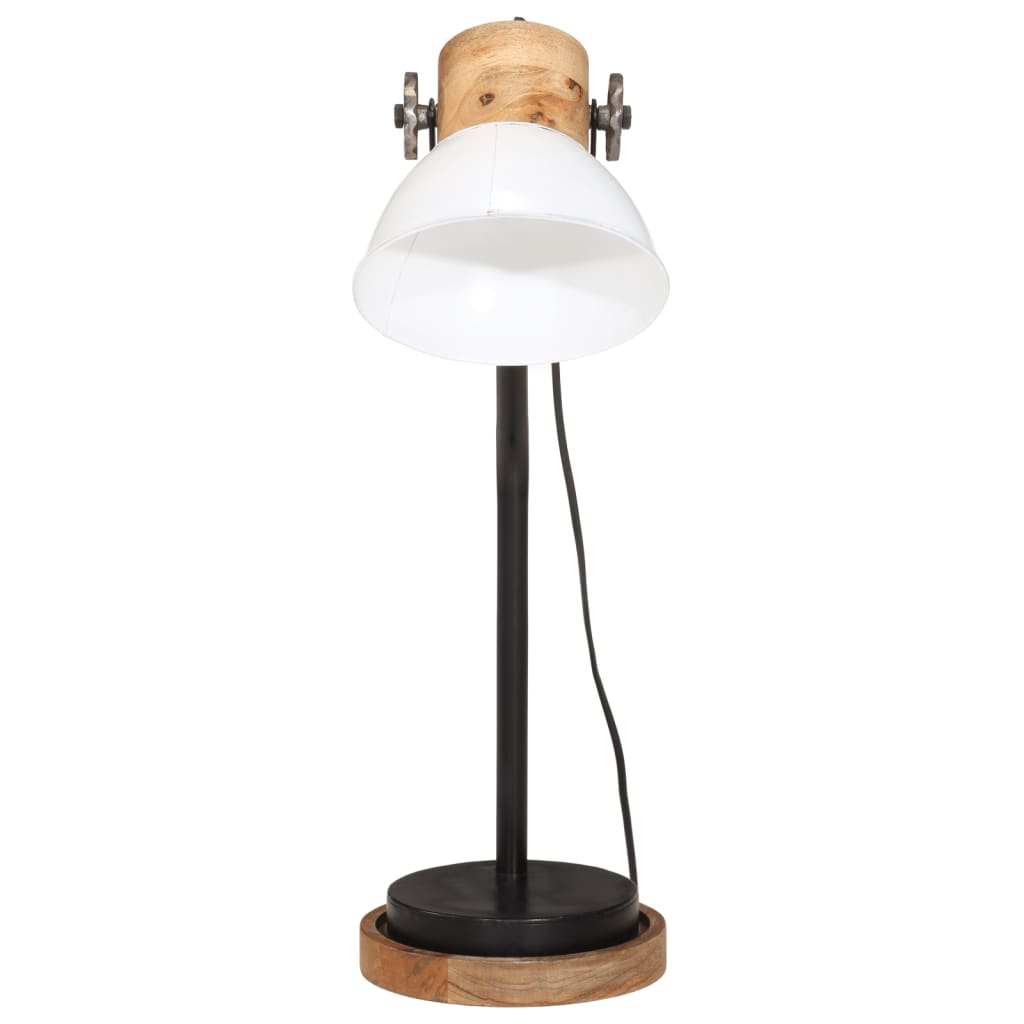 vidaXL Lampă de birou 25 W, alb, 18x18x60 cm, E27 vidaXL Lampă de birou 25 W, alb, 18x18x60 cm, E27