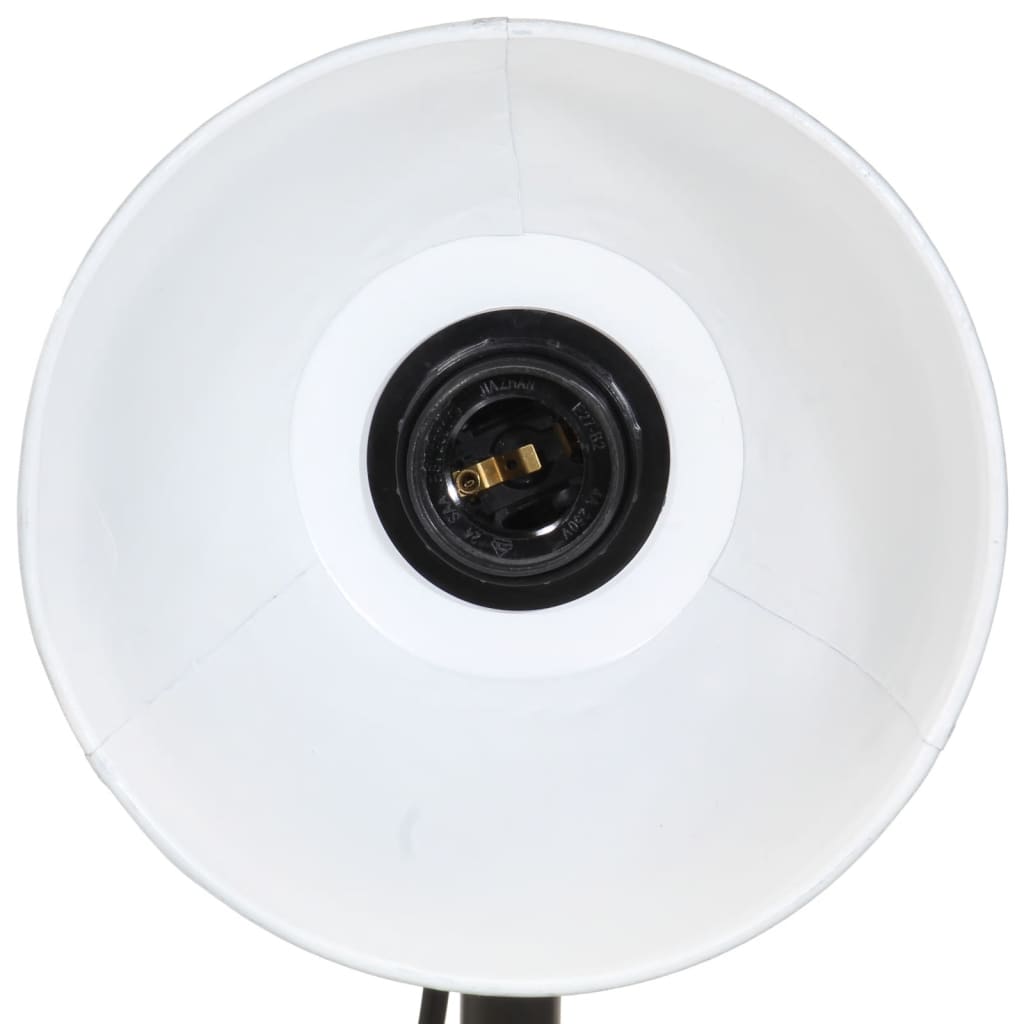 vidaXL Lampă de birou 25 W, alb, 18x18x60 cm, E27 vidaXL Lampă de birou 25 W, alb, 18x18x60 cm, E27