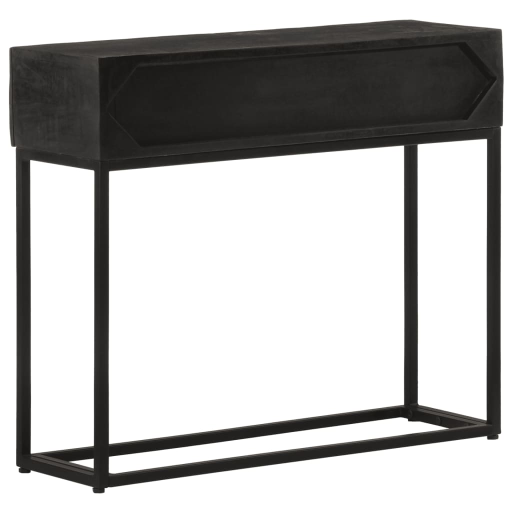 vidaXL Masă consolă, 90x30x76 cm, lemn masiv de mango și fier vidaXL Masă consolă, 90x30x76 cm, lemn masiv de mango și fier