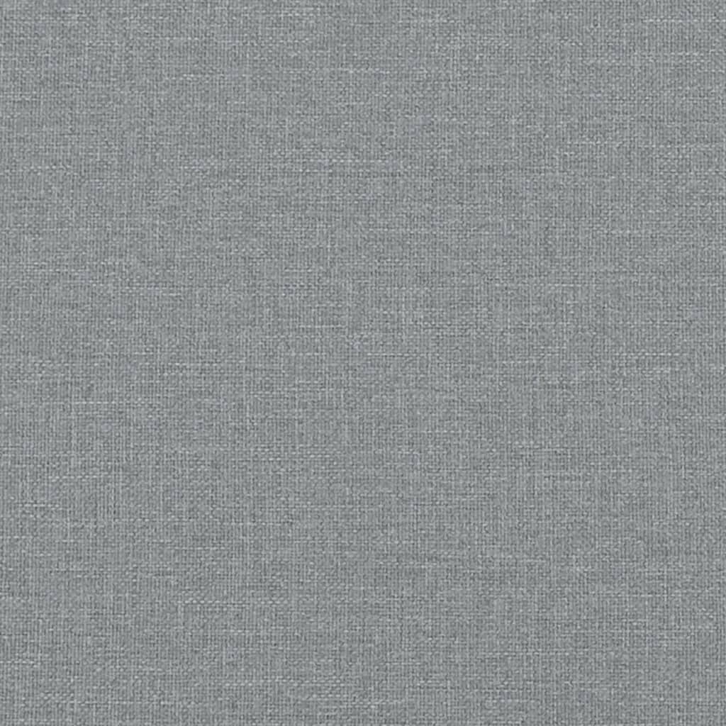 vidaXL Bancă cu spătar, gri deschis, 120x62x75,5 cm, textil vidaXL Bancă cu spătar, gri deschis, 120x62x75,5 cm, textil