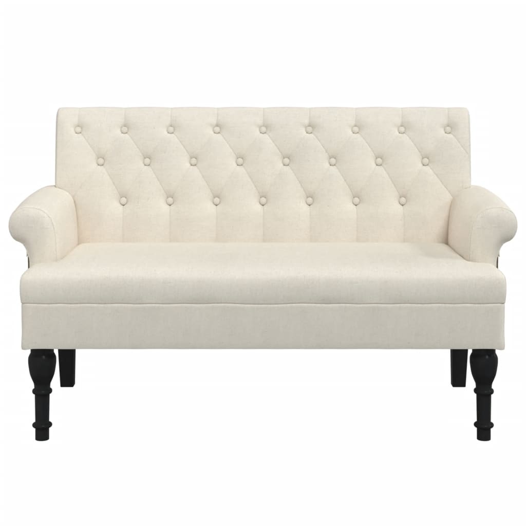 vidaXL Bancă cu spătar, 120x62x75,5 cm, in