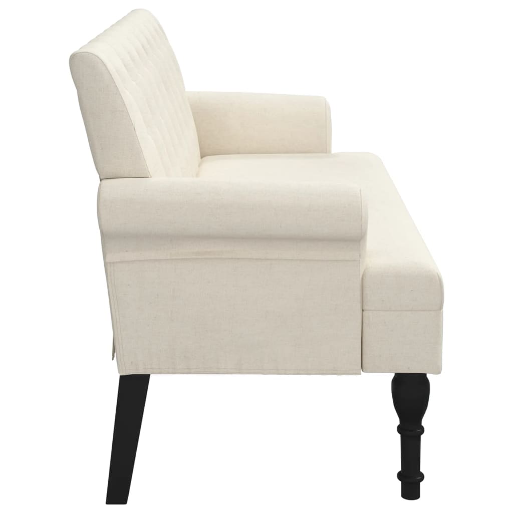 vidaXL Bancă cu spătar, 120x62x75,5 cm, in