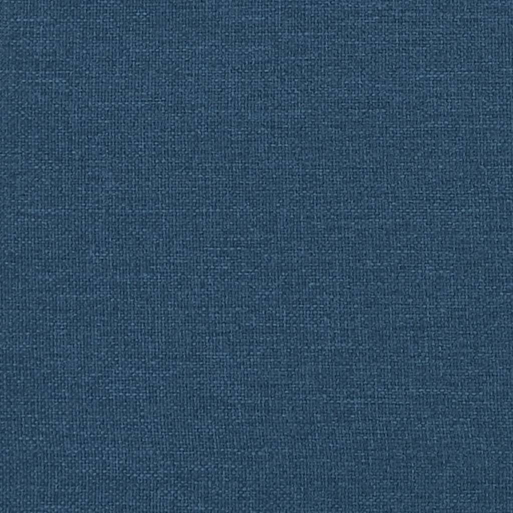 vidaXL Banchetă cu perne, albastru, 113x64,5x75,5 cm, textil vidaXL Banchetă cu perne, albastru, 113x64,5x75,5 cm, textil