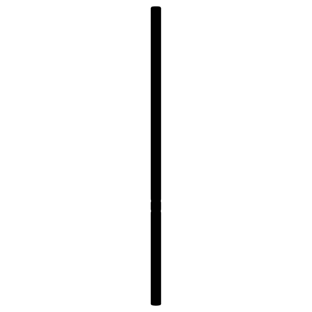 vidaXL Tăblie de pat metalică, negru, 193 cm vidaXL Tăblie de pat metalică, negru, 193 cm