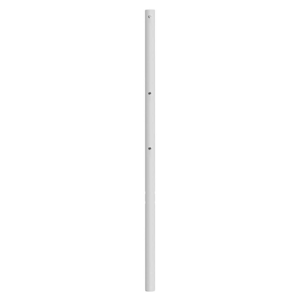 vidaXL Tăblie de pat metalică, alb, 75 cm vidaXL Tăblie de pat metalică, alb, 75 cm