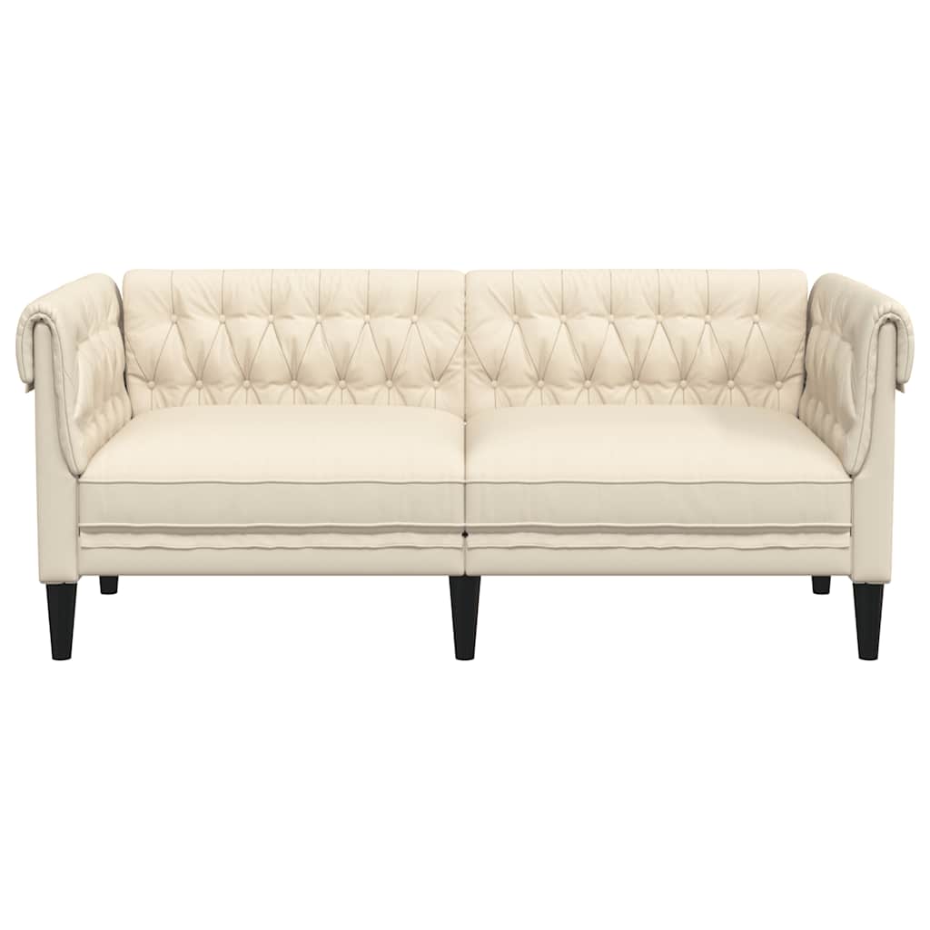 vidaXL Fotoliu canapea Chesterfield cu 2 locuri, in