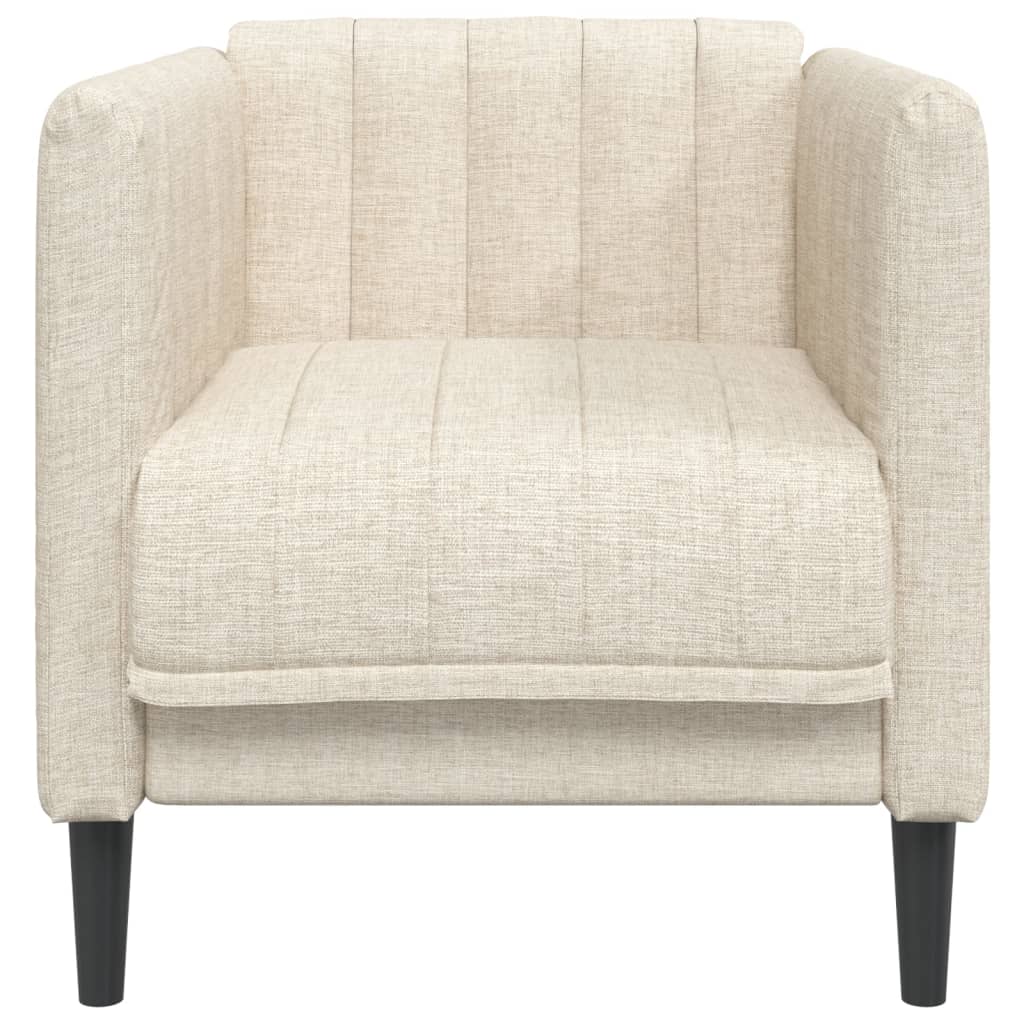 vidaXL Fotoliu canapea, pânză de in