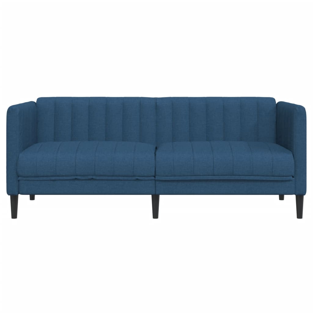 vidaXL Canapea cu 2 locuri, albastru, material textil vidaXL Canapea cu 2 locuri, albastru, material textil