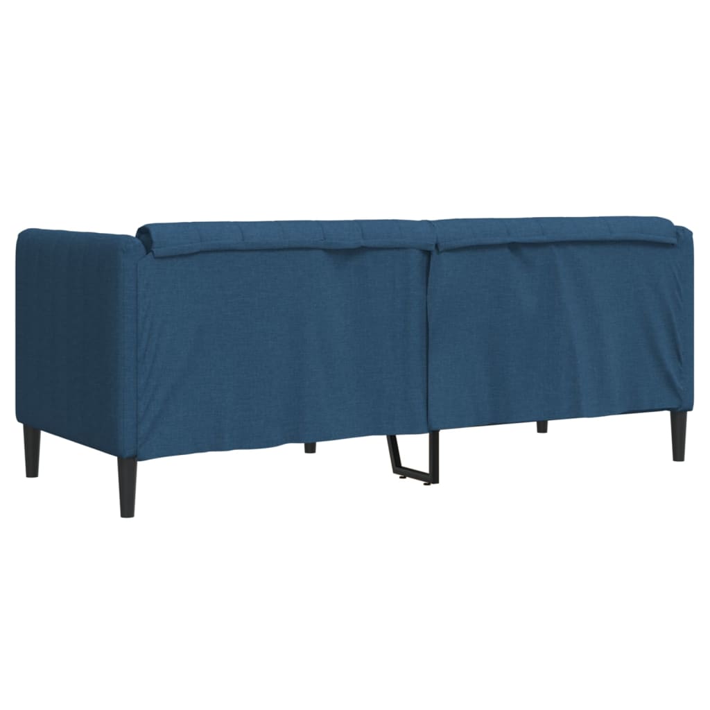 vidaXL Canapea cu 2 locuri, albastru, material textil vidaXL Canapea cu 2 locuri, albastru, material textil