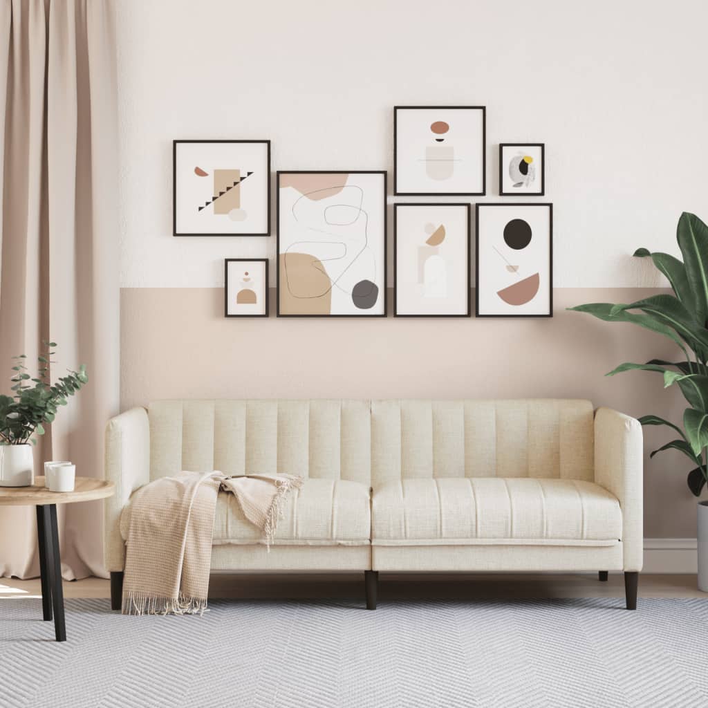 vidaXL Canapea cu 2 locuri, in