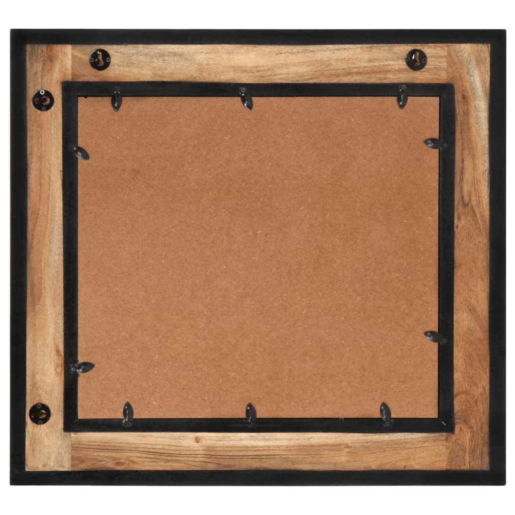 vidaXL Oglindă de baie, 60x1x55 cm, lemn masiv de acacia vidaXL Oglindă de baie, 60x1x55 cm, lemn masiv de acacia