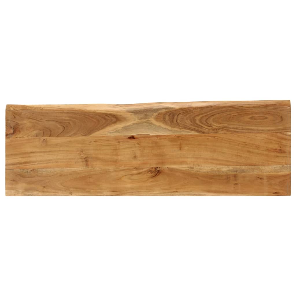 vidaXL Bancă cu margini naturale 105 cm, lemn masiv de acacia vidaXL Bancă cu margini naturale 105 cm, lemn masiv de acacia