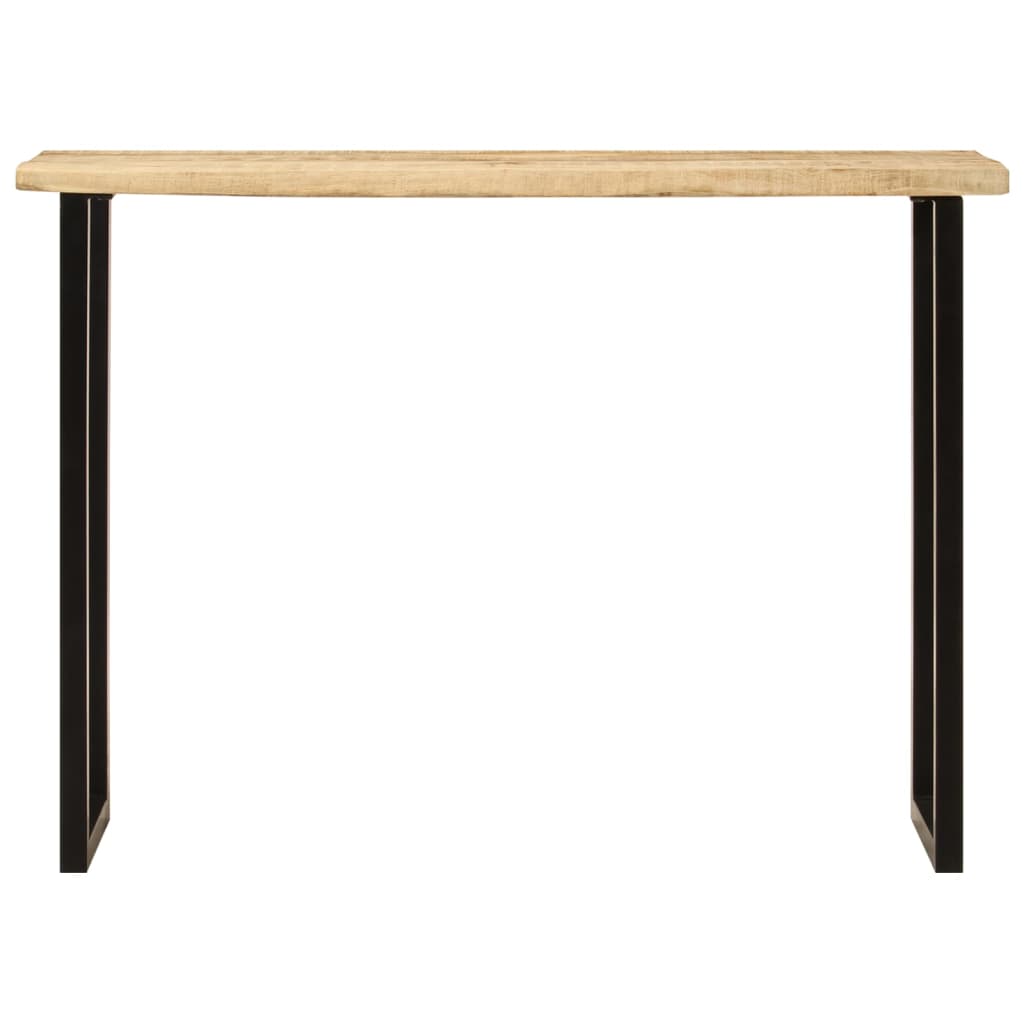vidaXL Masă consolă, margini naturale, 105x33x76 cm, lemn masiv mango vidaXL Masă consolă, margini naturale, 105x33x76 cm, lemn masiv mango