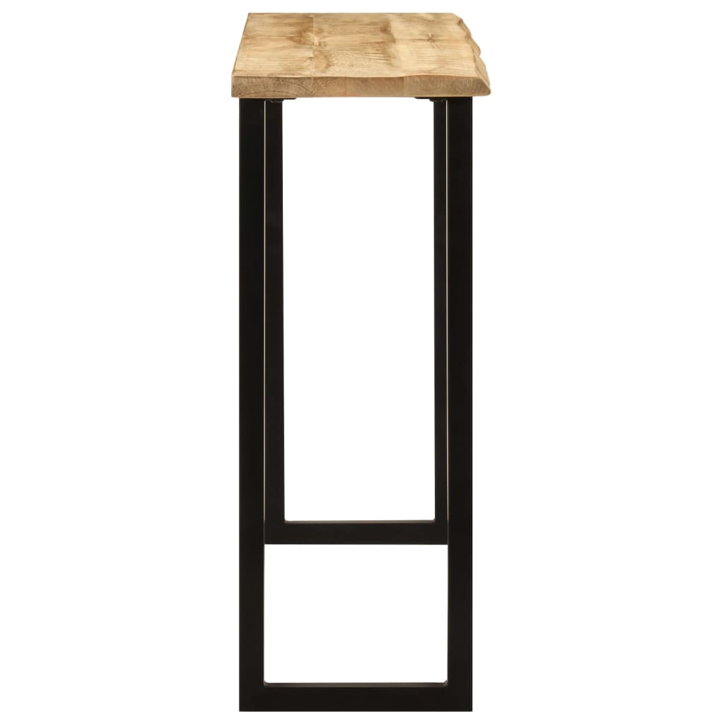 vidaXL Masă consolă, margini naturale, 105x33x76 cm, lemn masiv mango vidaXL Masă consolă, margini naturale, 105x33x76 cm, lemn masiv mango