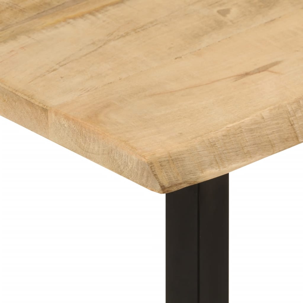 vidaXL Masă consolă, margini naturale, 105x33x76 cm, lemn masiv mango vidaXL Masă consolă, margini naturale, 105x33x76 cm, lemn masiv mango