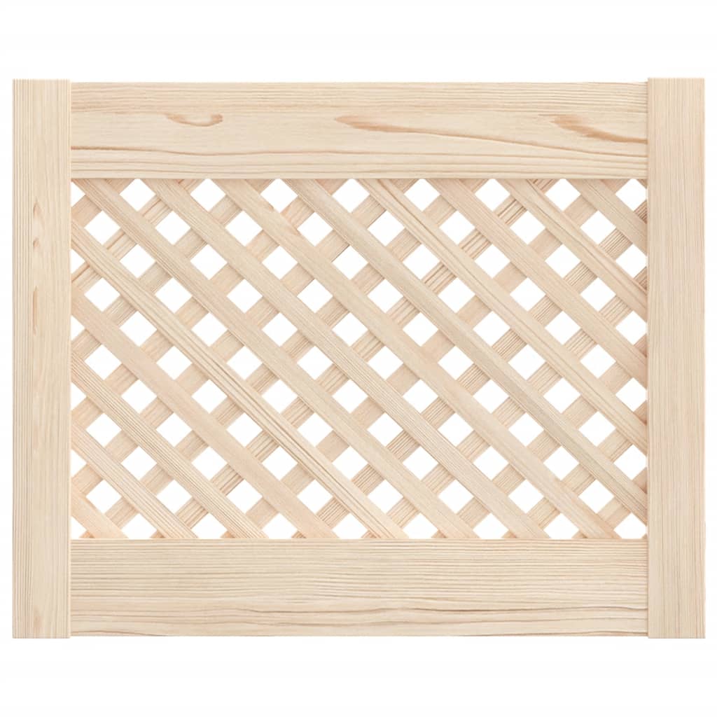 vidaXL Uși de dulap cu zăbrele 2 buc. 49,5x39,5 cm, lemn masiv de pin