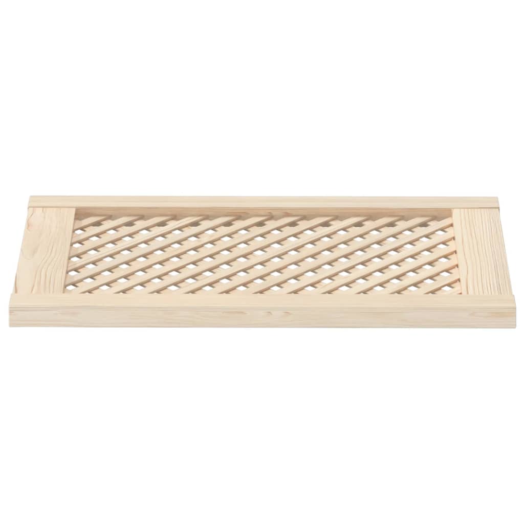 vidaXL Uși de dulap cu zăbrele 2 buc. 39,5x69 cm, lemn masiv de pin vidaXL Uși de dulap cu zăbrele 2 buc. 39,5x69 cm, lemn masiv de pin