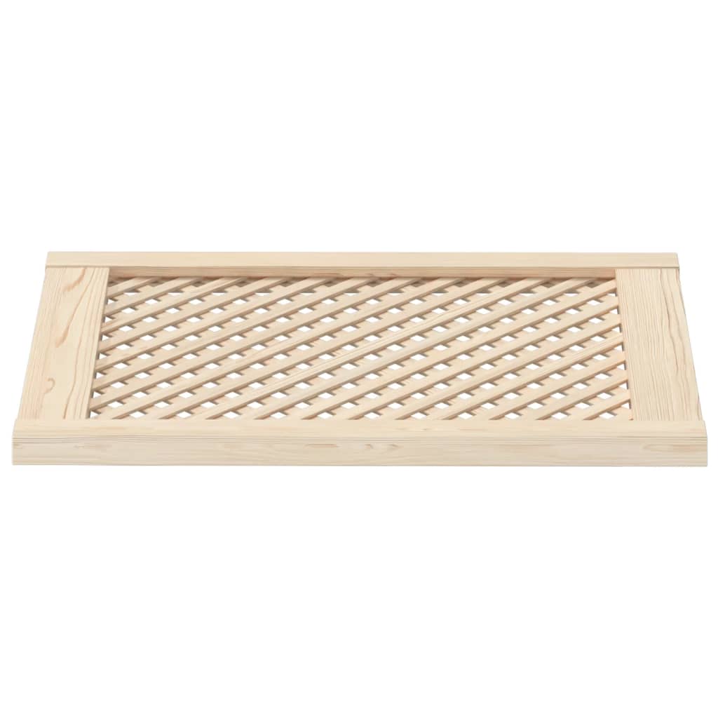 vidaXL Uși de dulap cu zăbrele 2 buc. 49,5x69 cm, lemn masiv de pin vidaXL Uși de dulap cu zăbrele 2 buc. 49,5x69 cm, lemn masiv de pin
