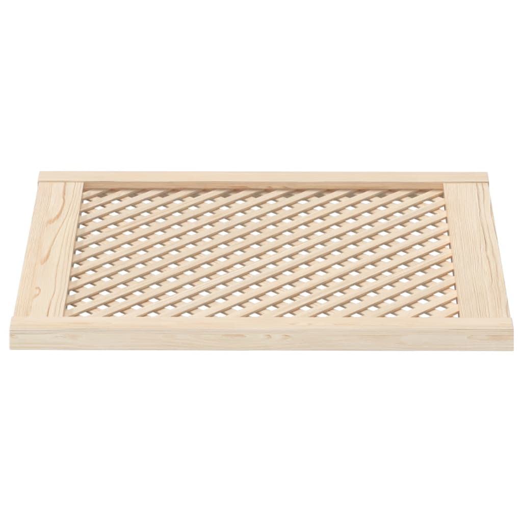 vidaXL Uși de dulap cu zăbrele 2 buc. 59,5x69 cm, lemn masiv de pin vidaXL Uși de dulap cu zăbrele 2 buc. 59,5x69 cm, lemn masiv de pin