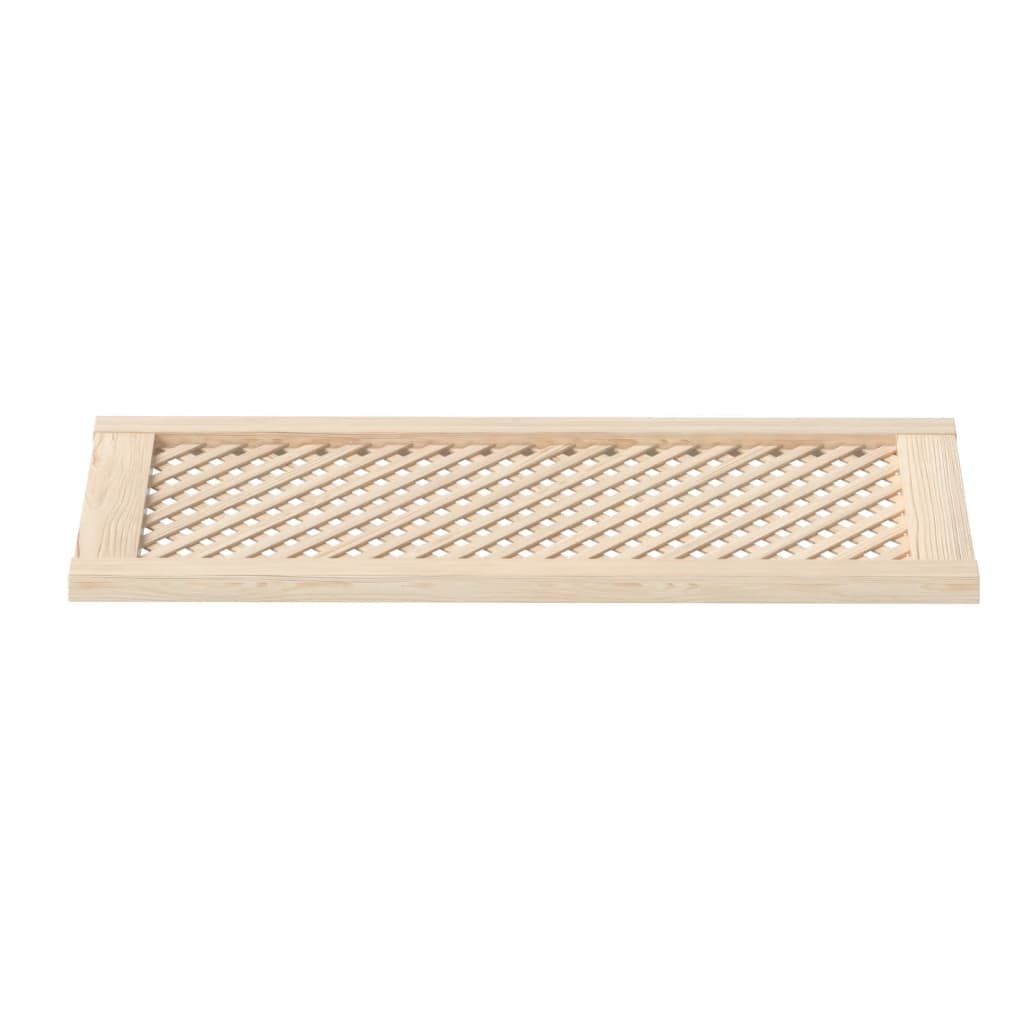 vidaXL Uși de dulap cu zăbrele 2 buc. 39,5x99 cm, lemn masiv de pin