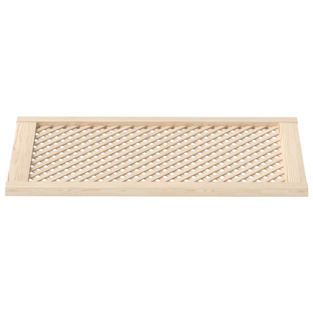 vidaXL Uși de dulap cu zăbrele 2 buc. 49,5x99 cm, lemn masiv de pin vidaXL Uși de dulap cu zăbrele 2 buc. 49,5x99 cm, lemn masiv de pin