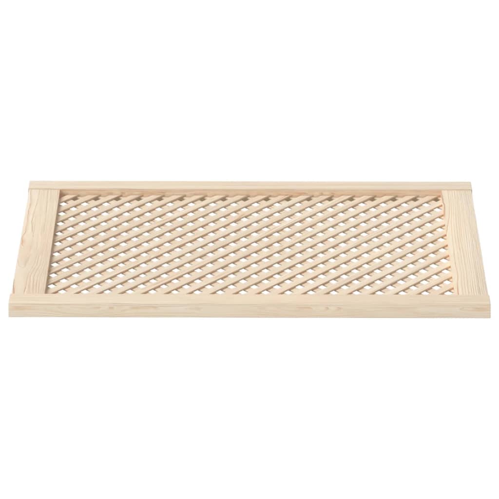 vidaXL Uși dulap design zăbrele 2 buc. 59,5x99 cm, lemn masiv de pin