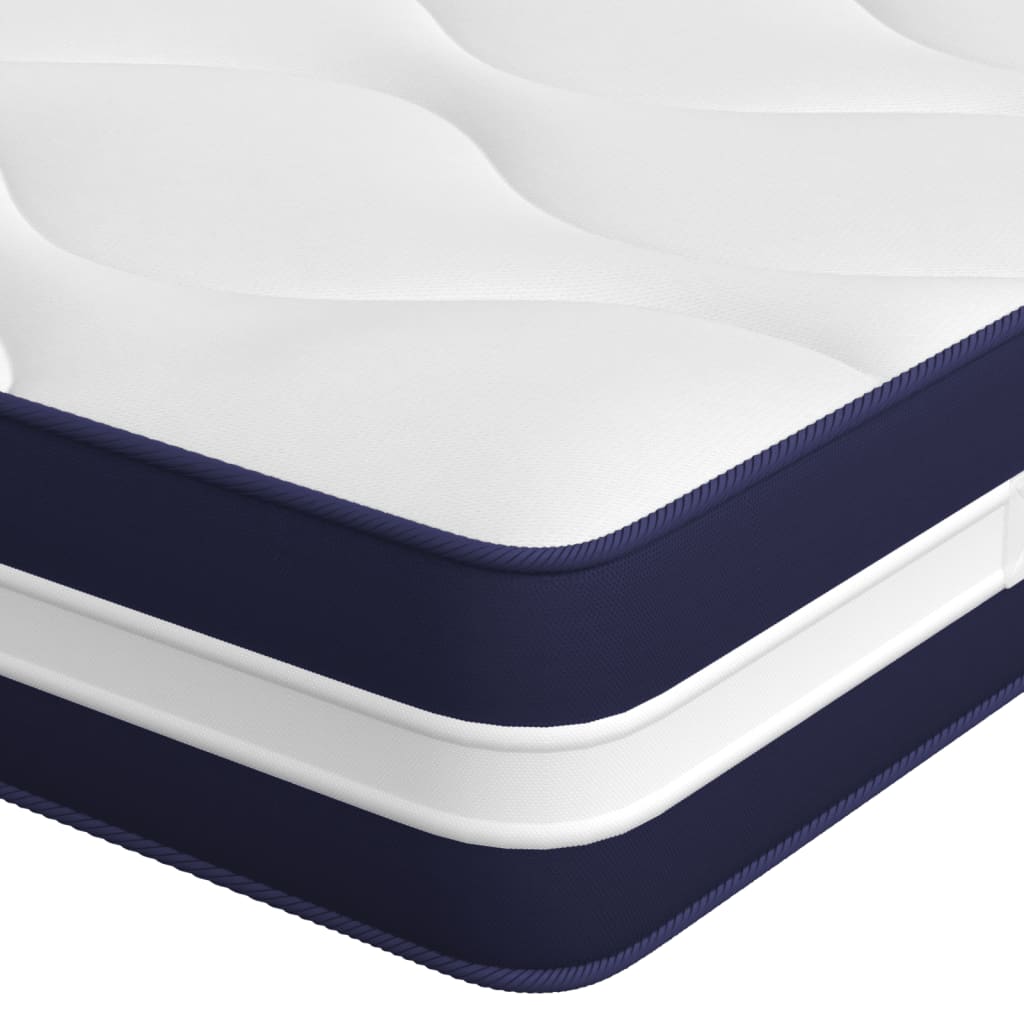 vidaXL Saltea cu arcuri buzunare Single Size fermitate medie 90x190 cm vidaXL Saltea cu arcuri buzunare Single Size fermitate medie 90x190 cm