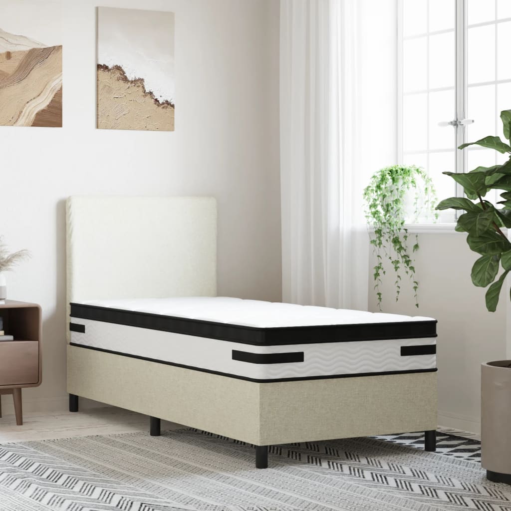 vidaXL Saltea cu arcuri buzunar, fermitate medie plus, 90x200 cm vidaXL Saltea cu arcuri buzunar, fermitate medie plus, 90x200 cm