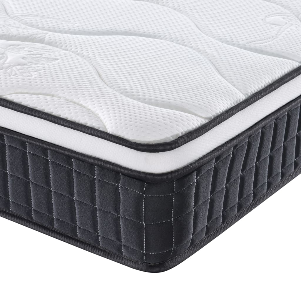 vidaXL Saltea cu arcuri bonnell, fermitate medie, 90x200 cm vidaXL Saltea cu arcuri bonnell, fermitate medie, 90x200 cm