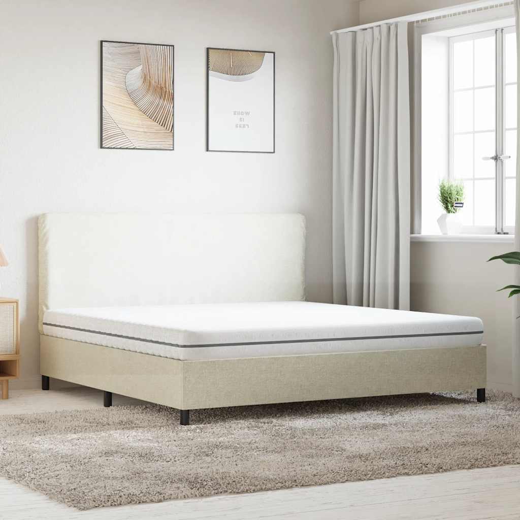 vidaXL Saltea din spumă, fermitate medie moale, 200x200 cm