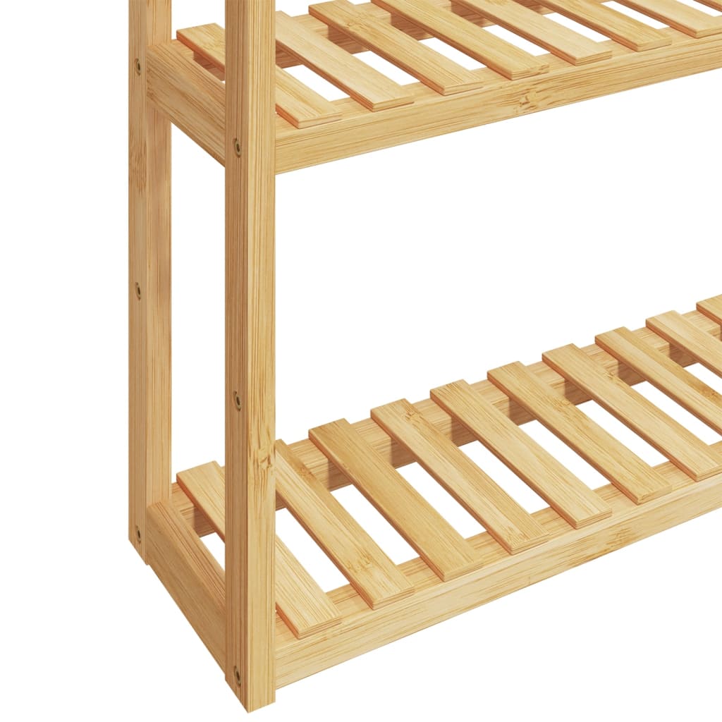 vidaXL Etajeră de baie cu 3 niveluri, de perete, 60x15x54 cm, bambus vidaXL Etajeră de baie cu 3 niveluri, de perete, 60x15x54 cm, bambus