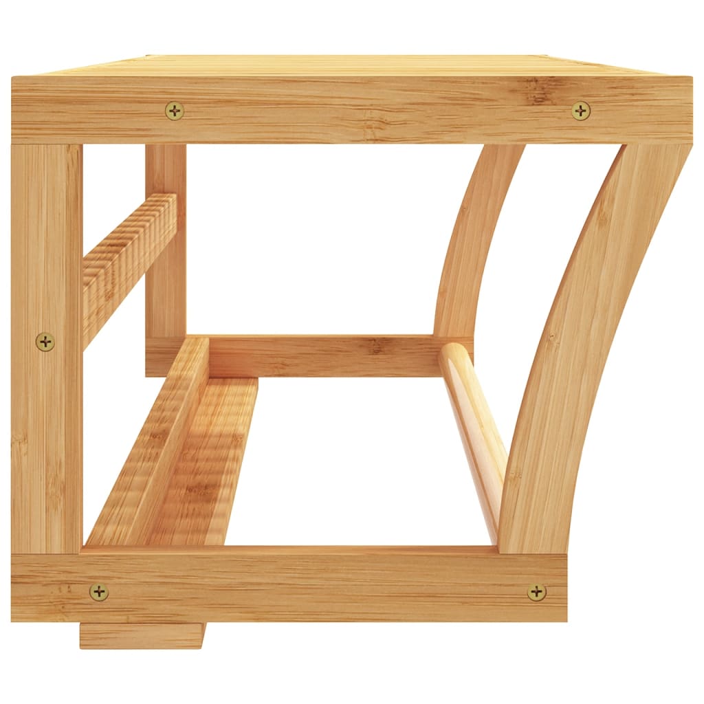 vidaXL Raft de prosoape pentru perete, 60x25x20 cm, bambus vidaXL Raft de prosoape pentru perete, 60x25x20 cm, bambus