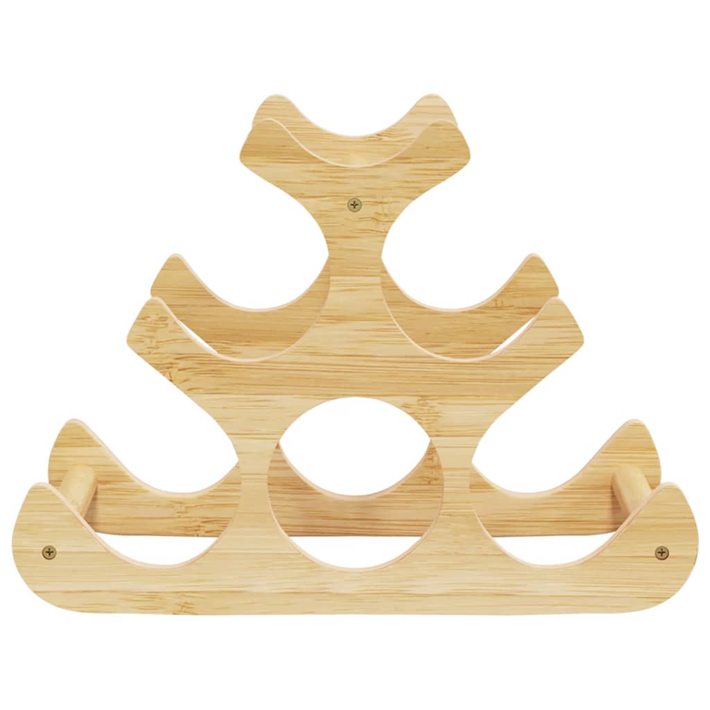 vidaXL Raft de vin, pentru 6 sticle, 35x18x25,5 cm, bambus vidaXL Raft de vin, pentru 6 sticle, 35x18x25,5 cm, bambus