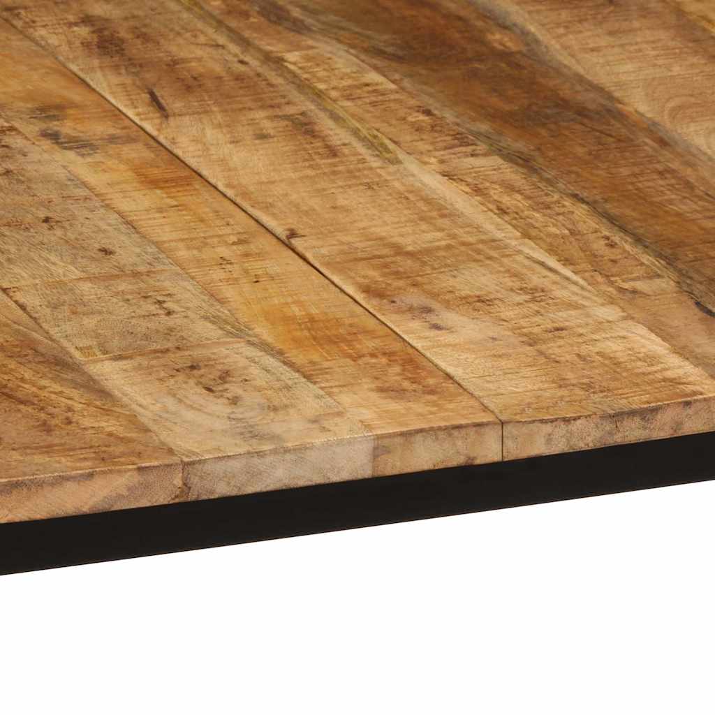 vidaXL Masă de bucătărie, 140x70x75 cm, lemn masiv mango brut vidaXL Masă de bucătărie, 140x70x75 cm, lemn masiv mango brut