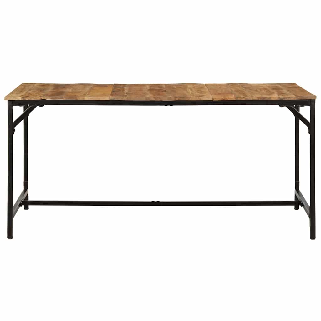 vidaXL Masa de sufragerie 160x80x75 cm lemn masiv Mango brut