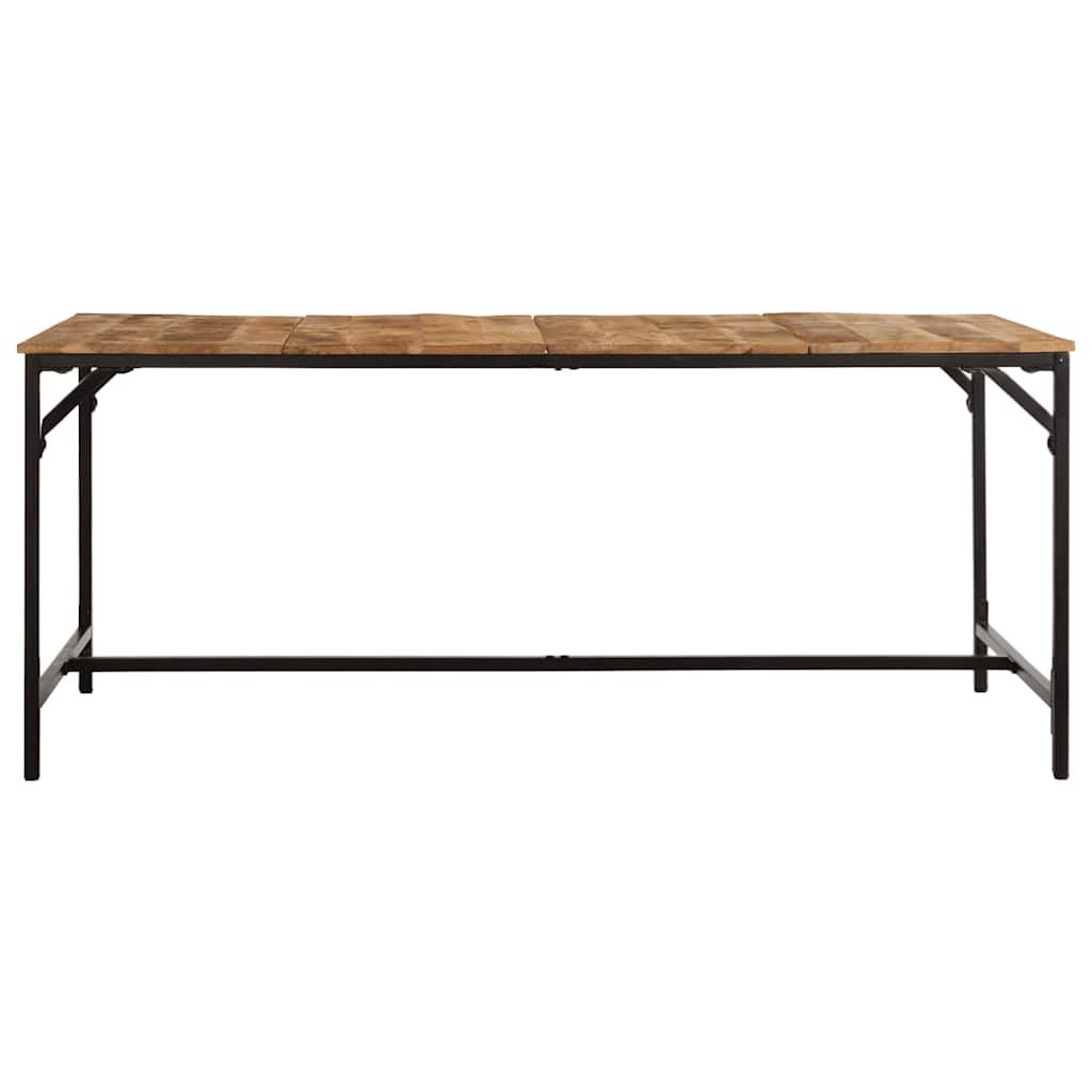 vidaXL Masa de sufragerie 180x90x75 cm Lemn masiv Mango brut
