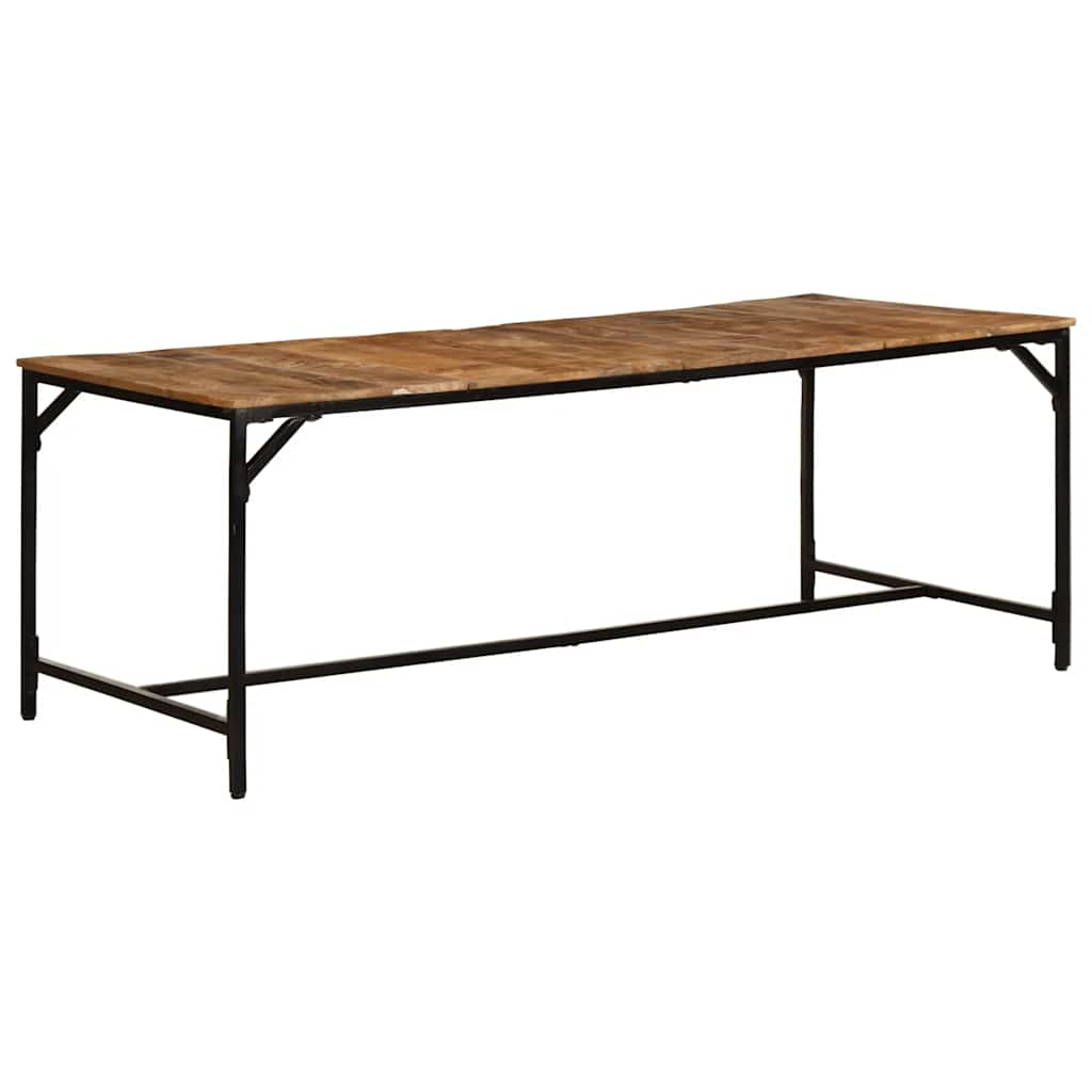 vidaXL Masa de sufragerie 200x100x75 cm lemn masiv de mango brut