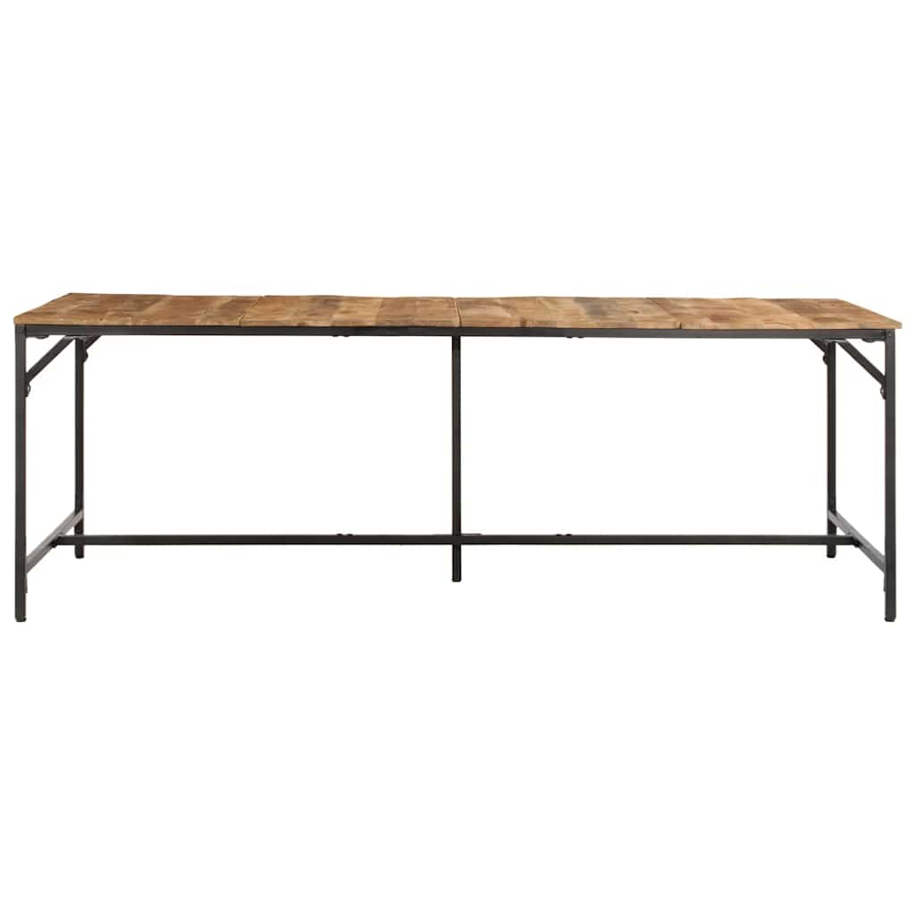 vidaXL Masa de sufragerie 220x90x75 cm Lemn masiv Mango brut