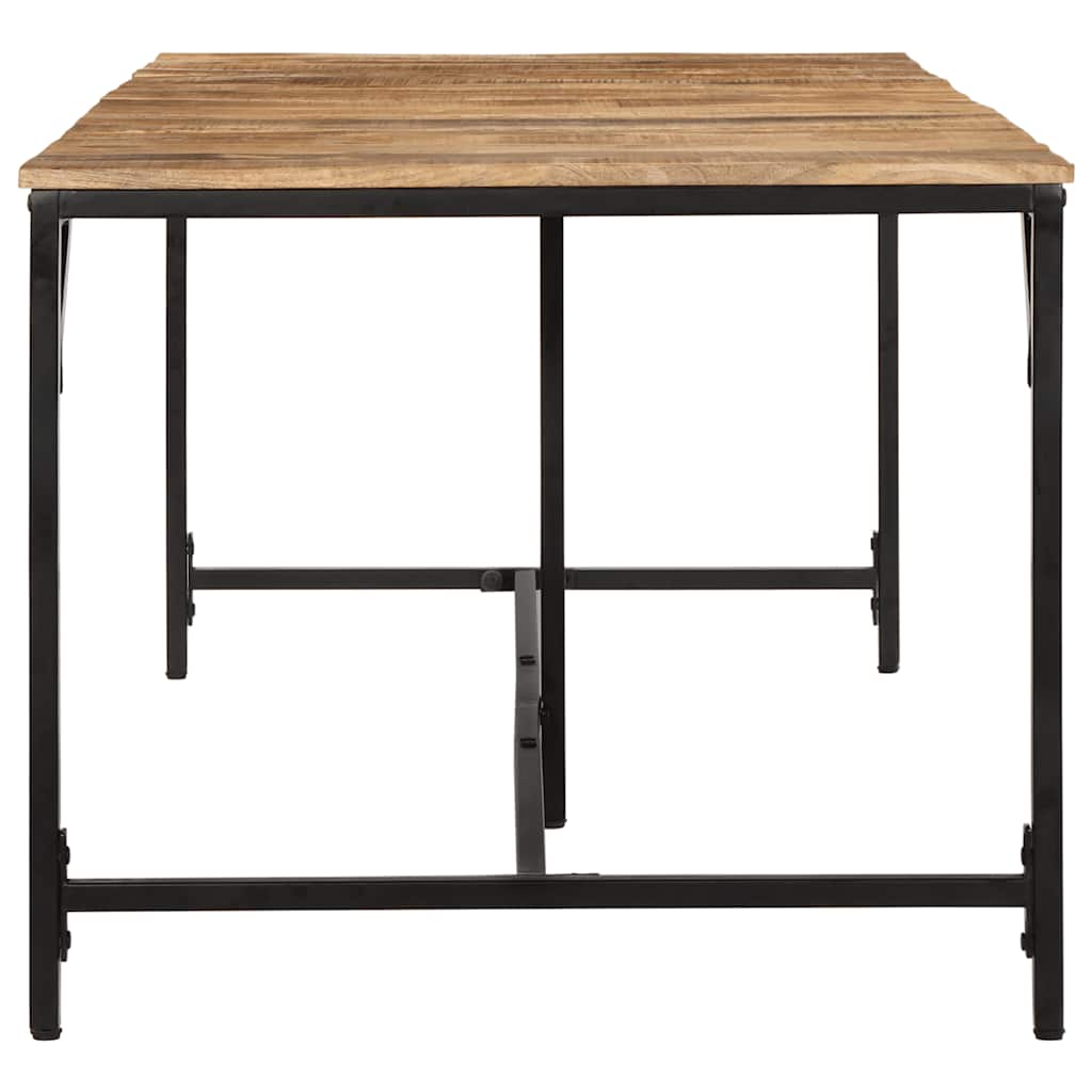 vidaXL Masa de sufragerie 220x90x75 cm Lemn masiv Mango brut