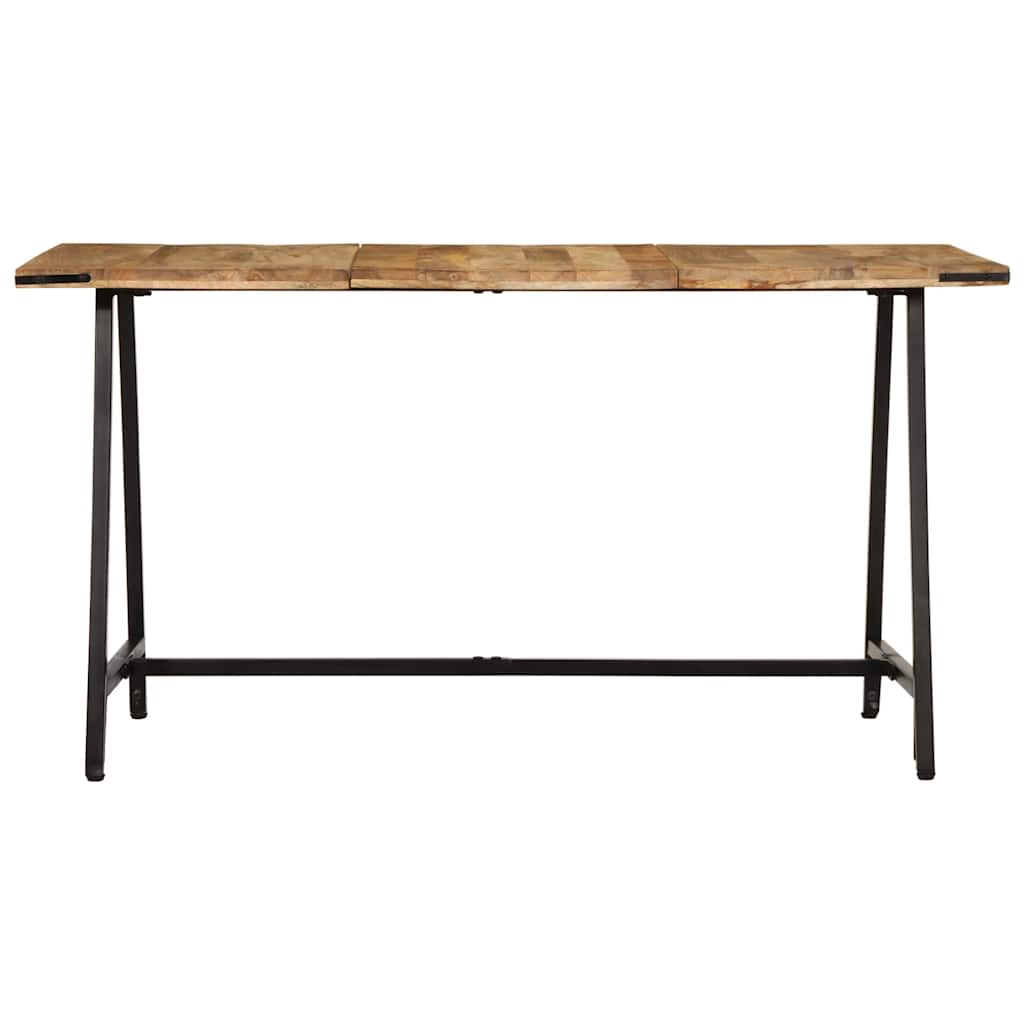 vidaXL Masă de bucătărie, 140x70x75 cm, lemn masiv de mango vidaXL Masă de bucătărie, 140x70x75 cm, lemn masiv de mango