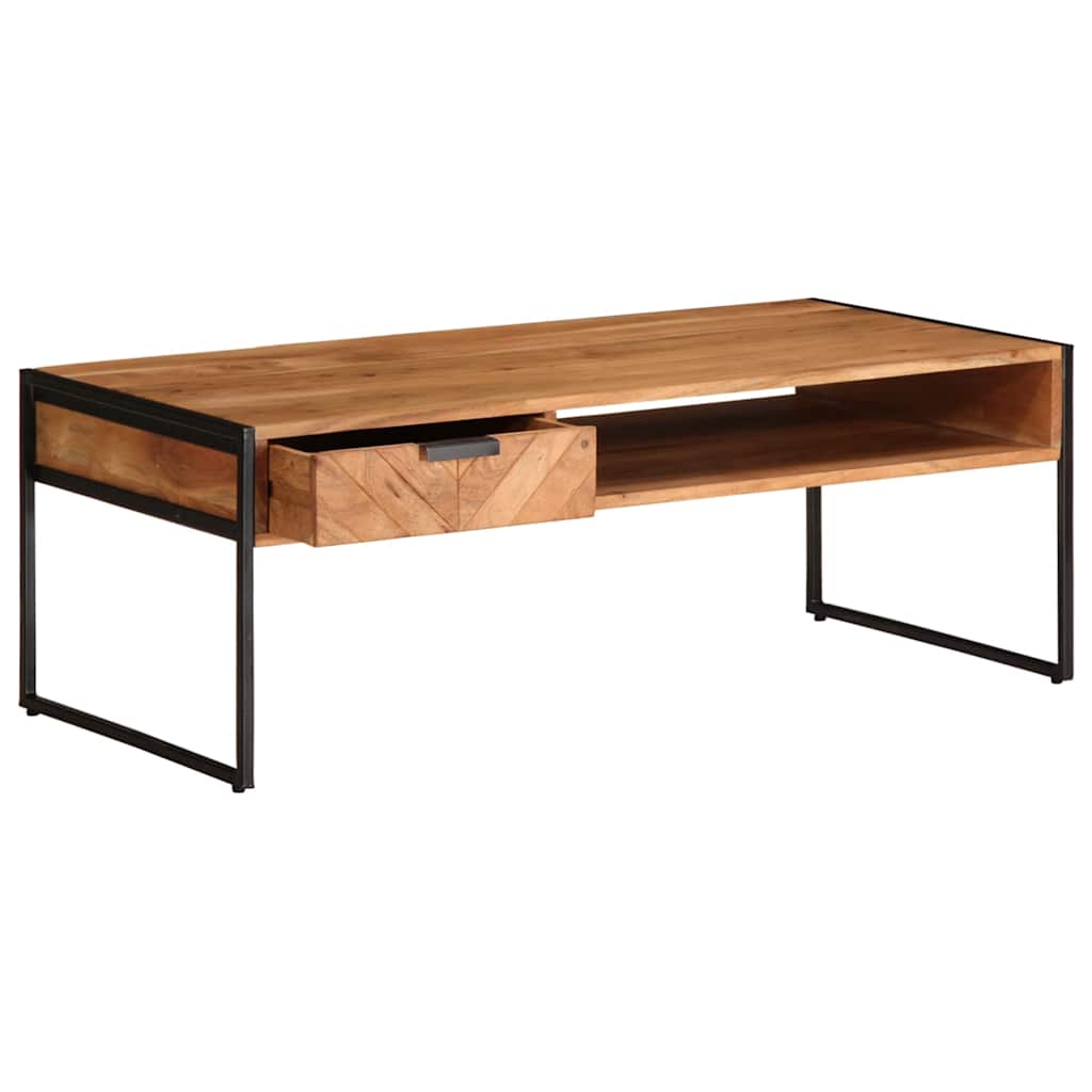 vidaXL Măsuță de cafea, 110x55x40 cm, lemn masiv acacia vidaXL Măsuță de cafea, 110x55x40 cm, lemn masiv acacia