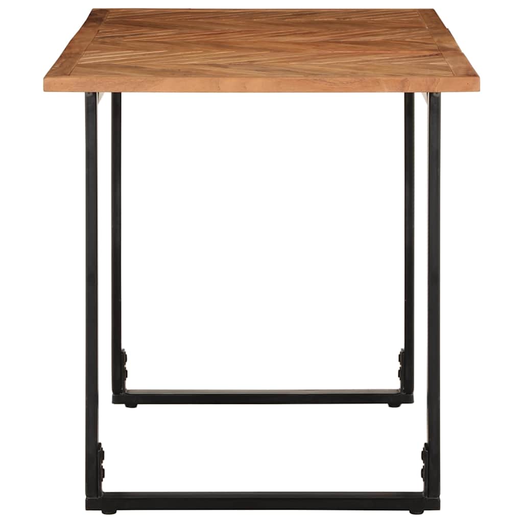 vidaXL Masa de sufragerie 140x70x75 cm din lemn masiv de salcam