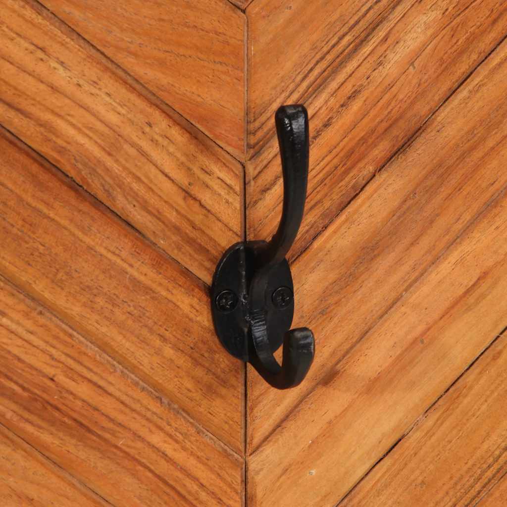 vidaXL Rafturi pentru haine 2 buc 35x1x90 cm din lemn masiv de salcâm vidaXL Rafturi pentru haine 2 buc 35x1x90 cm din lemn masiv de salcâm
