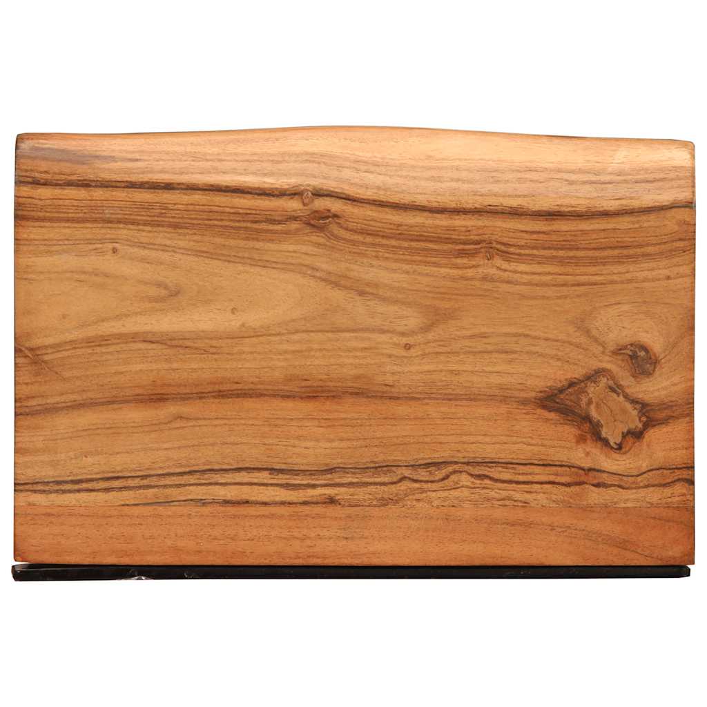 vidaXL Rafturi de perete, 2 buc., 30x20x3,5 cm, lemn masiv de acacia