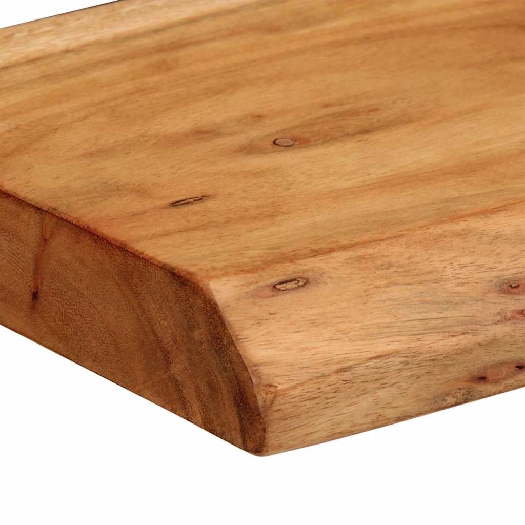 vidaXL Rafturi de perete, 2 buc., 30x20x3,5 cm, lemn masiv de acacia