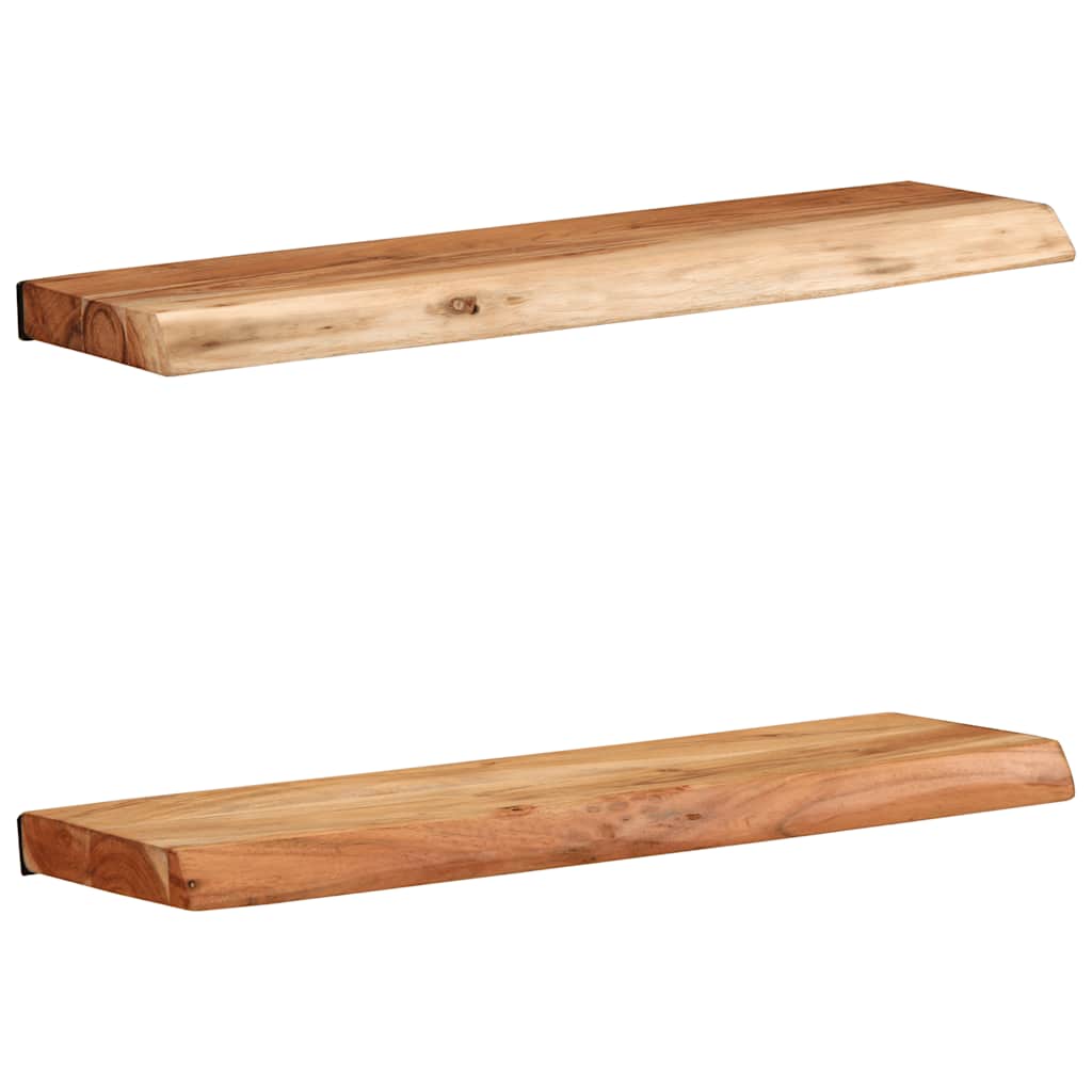 vidaXL Rafturi de perete 2 buc 60x20x3,5 cm Lemn masiv de salcâm vidaXL Rafturi de perete 2 buc 60x20x3,5 cm Lemn masiv de salcâm