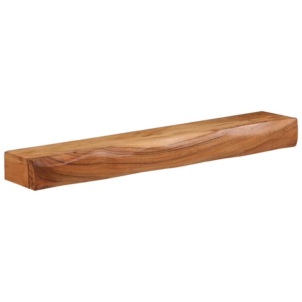vidaXL Rafturi de perete 2 buc 80x17x8 cm din lemn masiv de salcâm