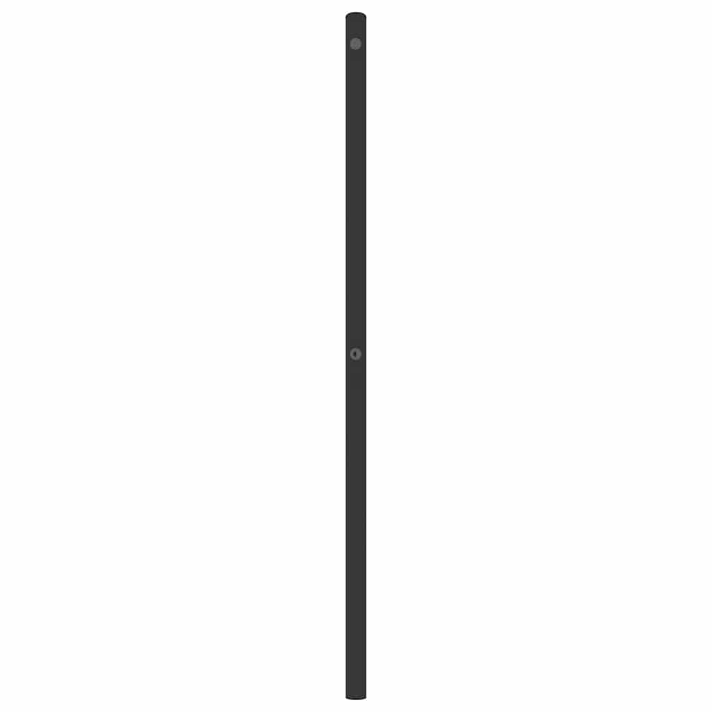 vidaXL Tăblie de pat metalică, negru, 180 cm vidaXL Tăblie de pat metalică, negru, 180 cm